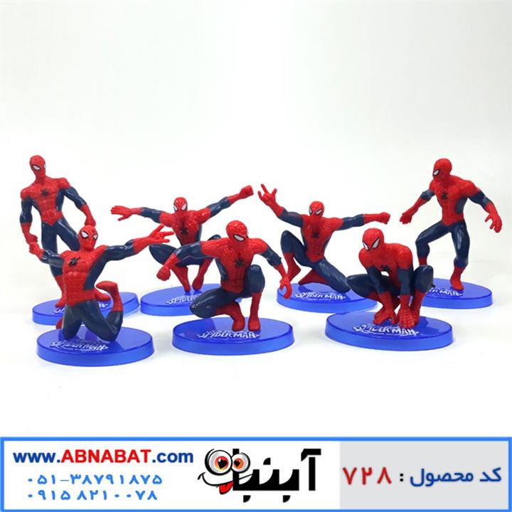 پک فیگور مرد عنکبوتی 7 عددی Spider Man figure set